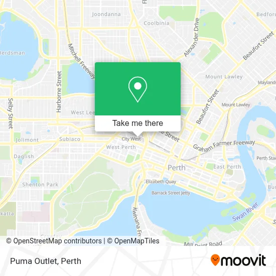 Mapa Puma Outlet