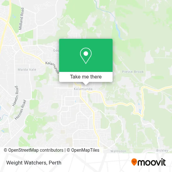 Mapa Weight Watchers