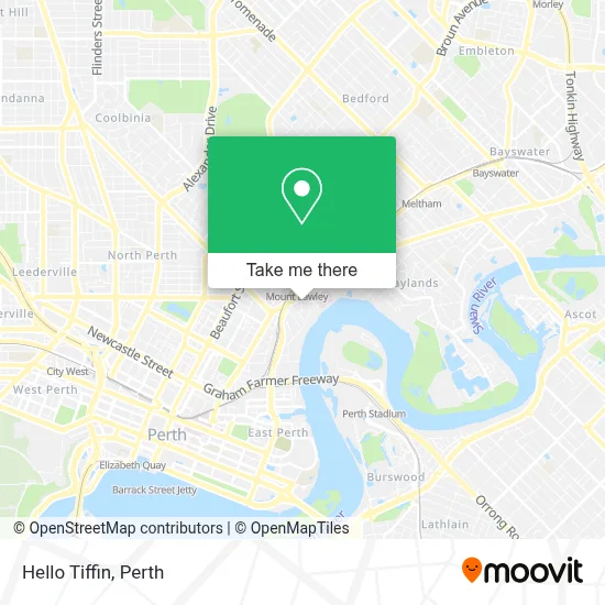 Mapa Hello Tiffin