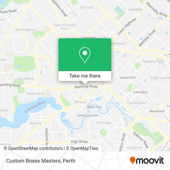 Custom Boxes Masters map