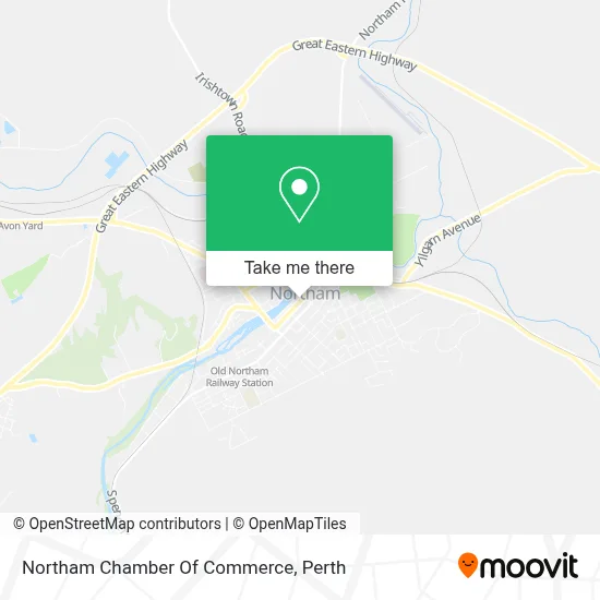 Mapa Northam Chamber Of Commerce
