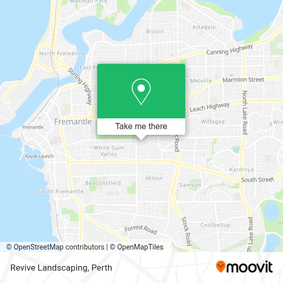 Mapa Revive Landscaping