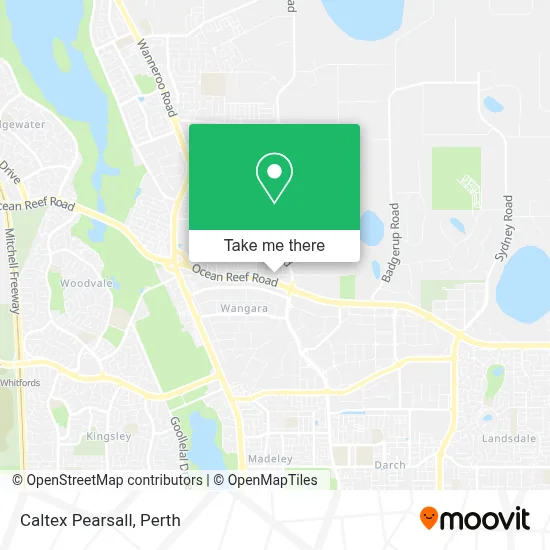 Mapa Caltex Pearsall