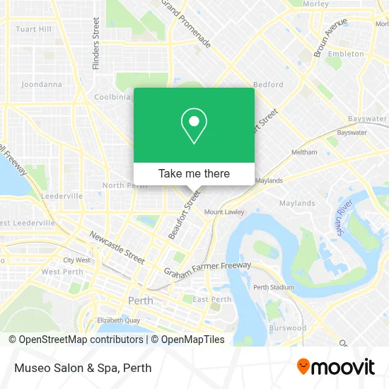 Mapa Museo Salon & Spa
