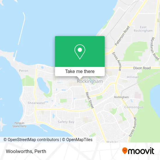 Mapa Woolworths