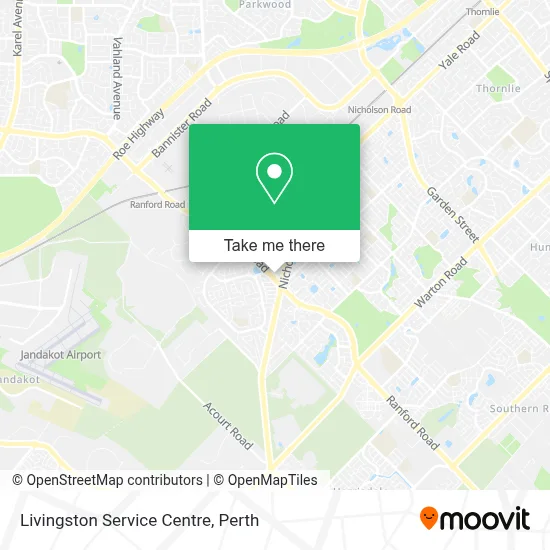 Mapa Livingston Service Centre