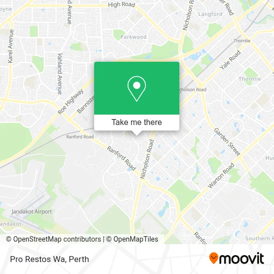 Mapa Pro Restos Wa