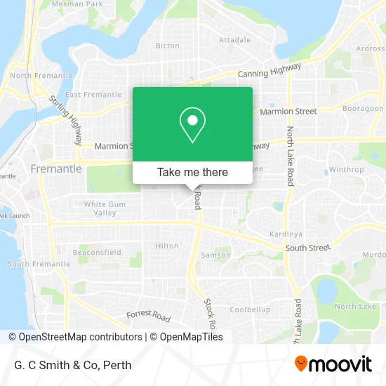 Mapa G. C Smith & Co