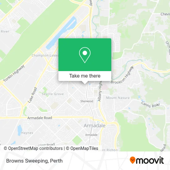 Mapa Browns Sweeping