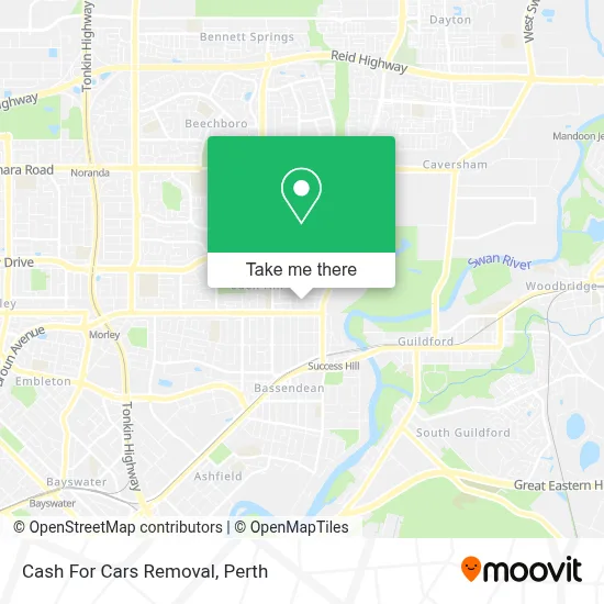 Mapa Cash For Cars Removal