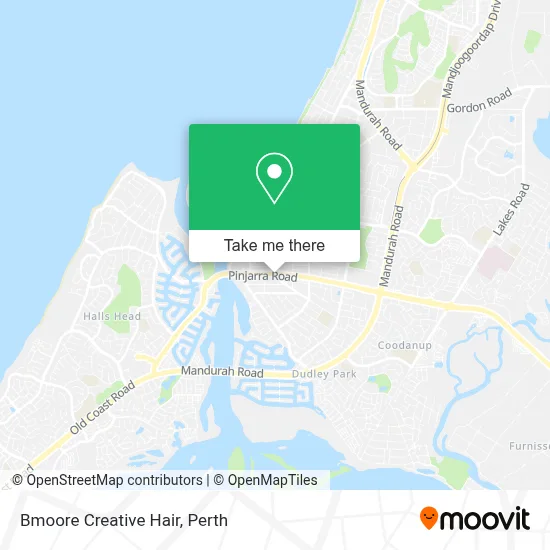 Mapa Bmoore Creative Hair