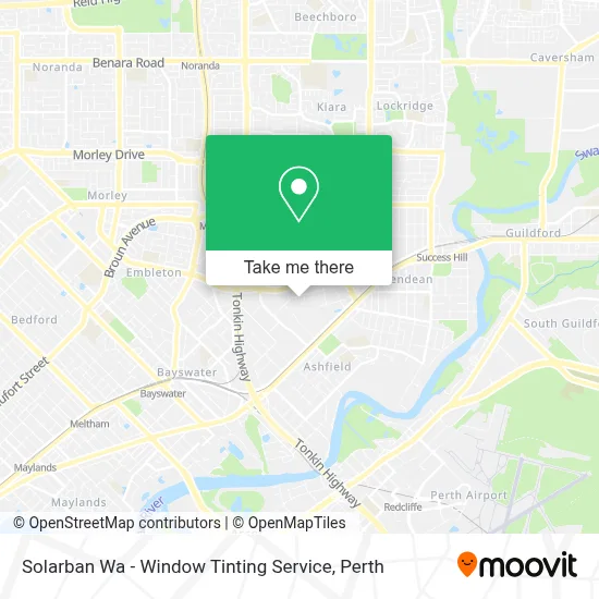 Mapa Solarban Wa - Window Tinting Service