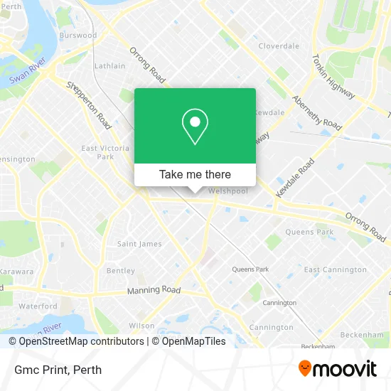 Mapa Gmc Print