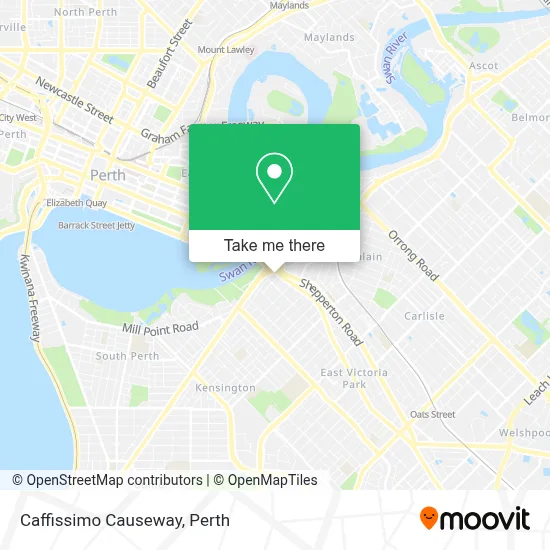 Mapa Caffissimo Causeway