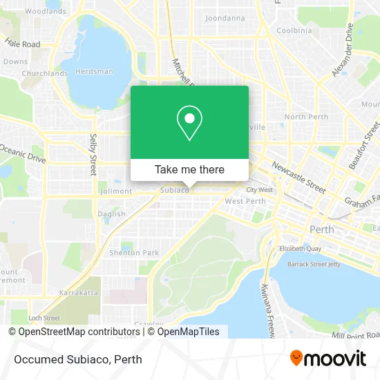 Mapa Occumed Subiaco