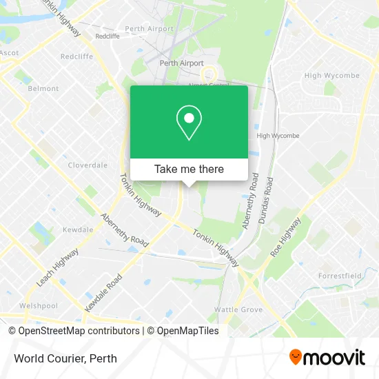 Mapa World Courier