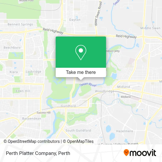 Mapa Perth Platter Company