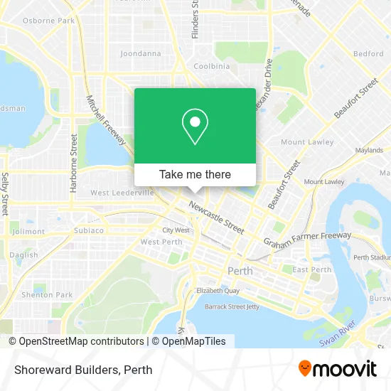 Mapa Shoreward Builders
