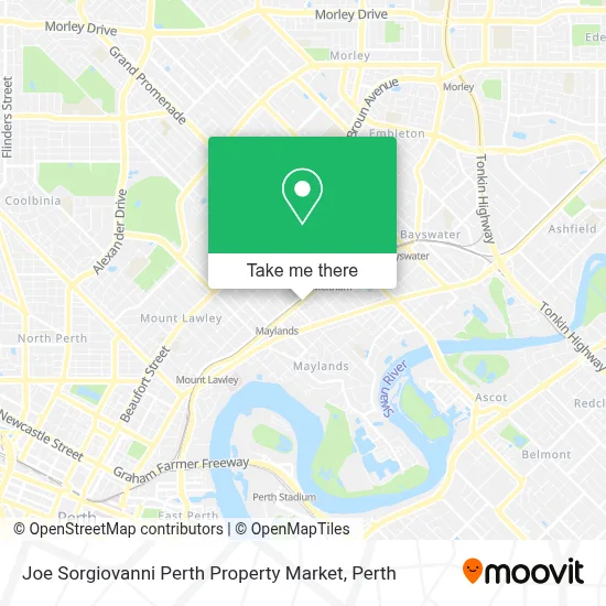 Mapa Joe Sorgiovanni Perth Property Market