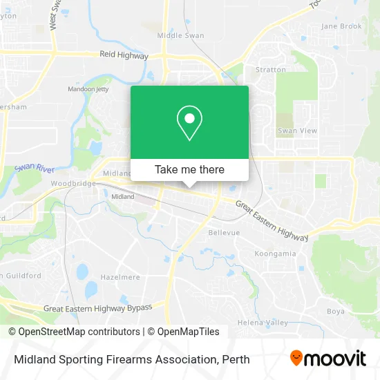 Mapa Midland Sporting Firearms Association
