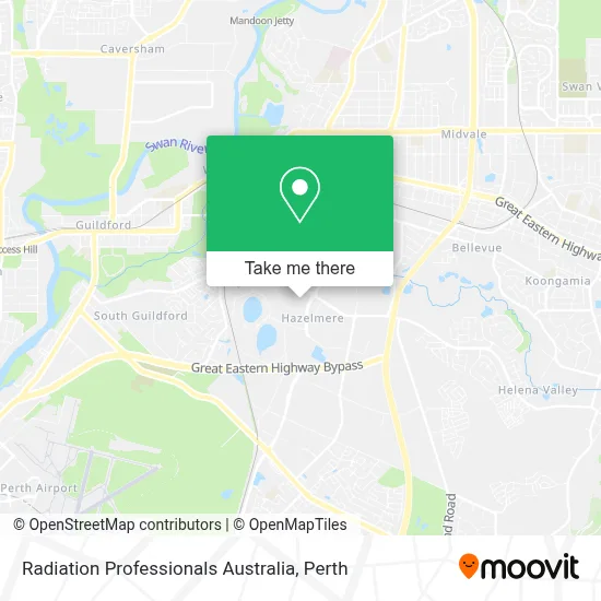 Mapa Radiation Professionals Australia
