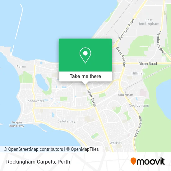 Mapa Rockingham Carpets