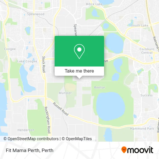 Mapa Fit Mama Perth