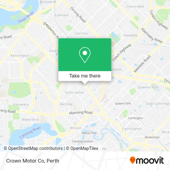 Mapa Crown Motor Co