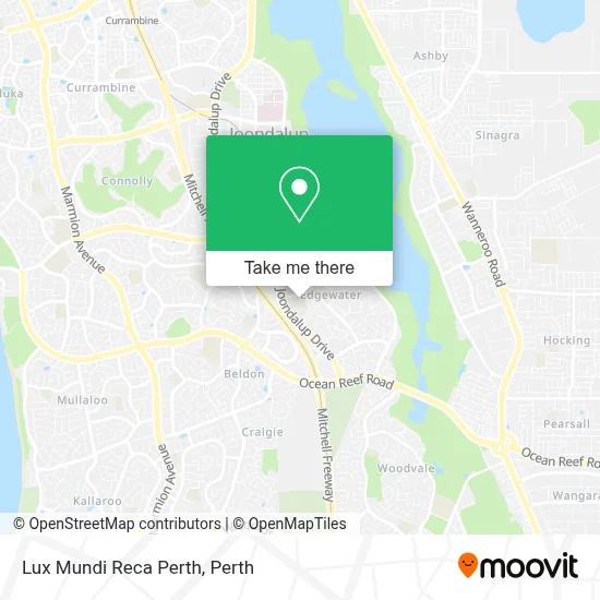 Mapa Lux Mundi Reca Perth
