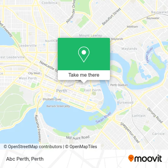 Mapa Abc Perth