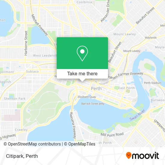 Mapa Citipark