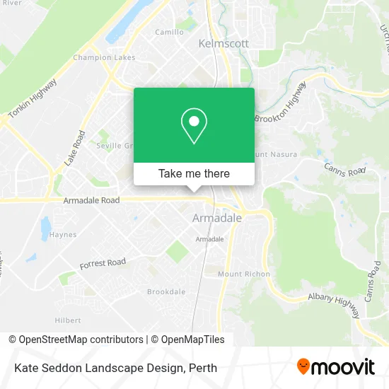 Mapa Kate Seddon Landscape Design