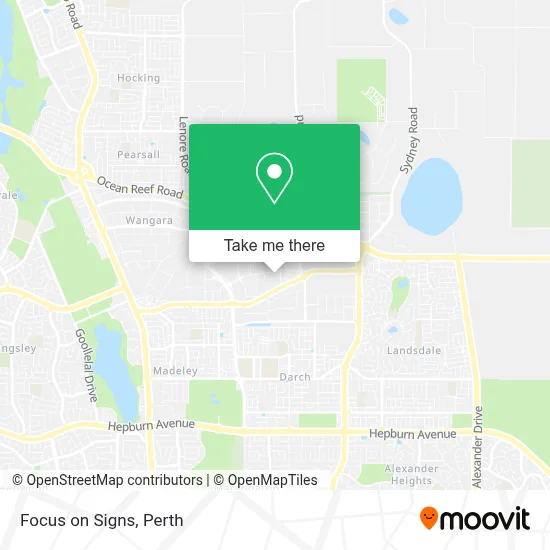 Mapa Focus on Signs