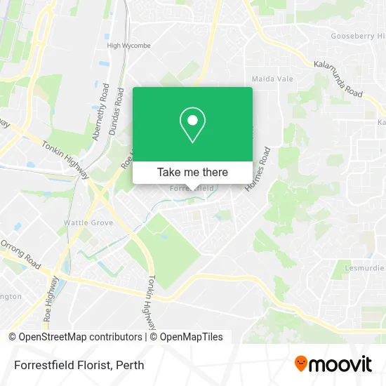 Mapa Forrestfield Florist