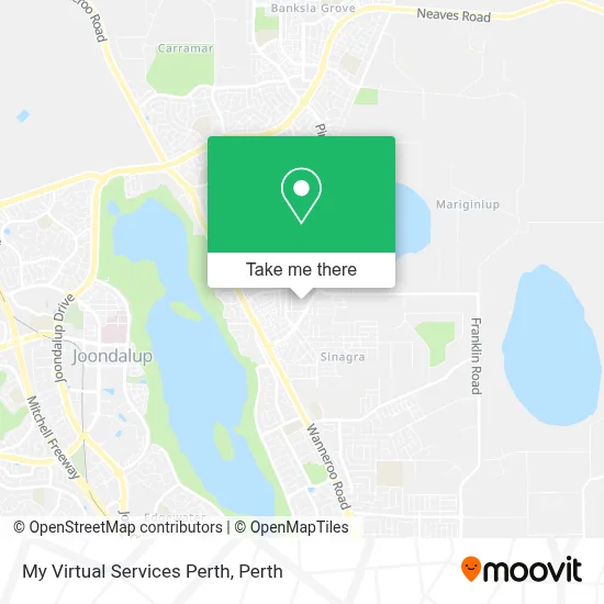 Mapa My Virtual Services Perth