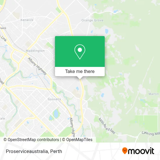 Mapa Proserviceaustralia