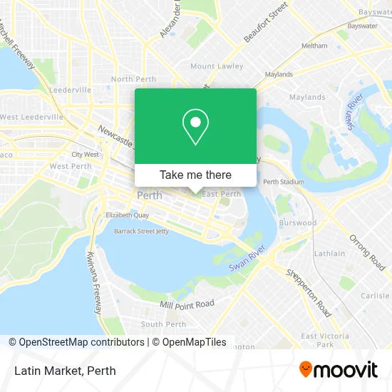 Mapa Latin Market