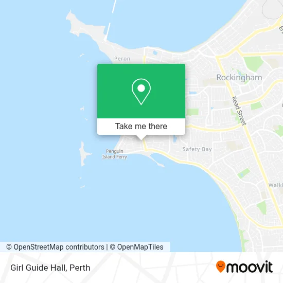 Mapa Girl Guide Hall
