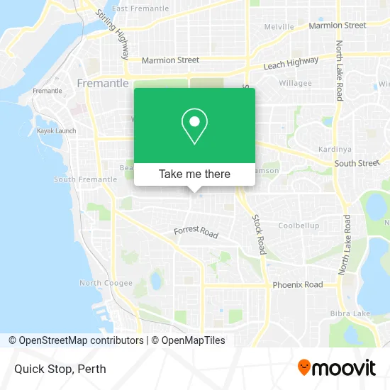 Quick Stop map