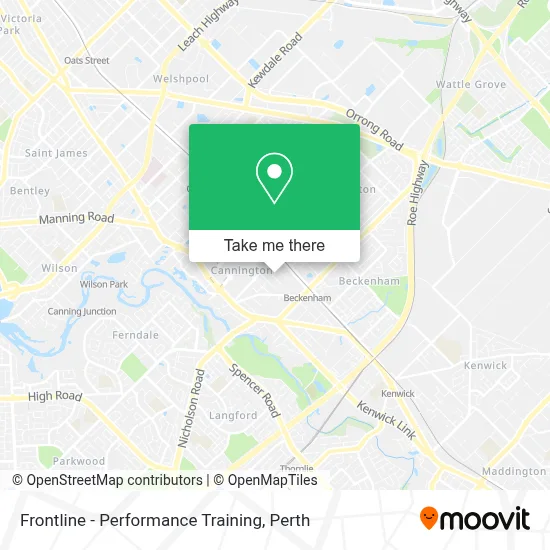 Mapa Frontline - Performance Training