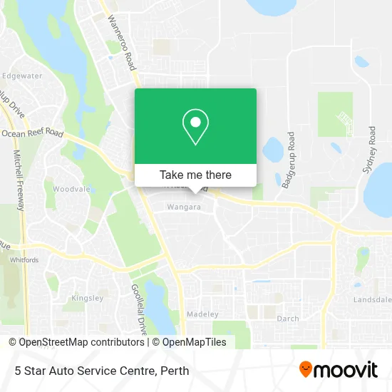 Mapa 5 Star Auto Service Centre