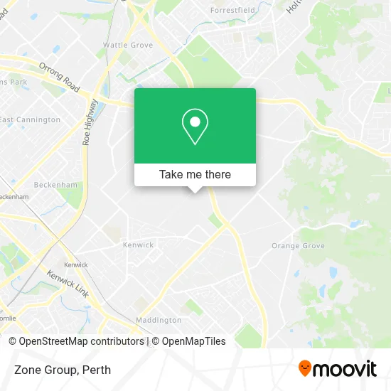 Zone Group map