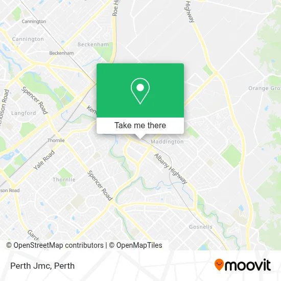 Perth Jmc map