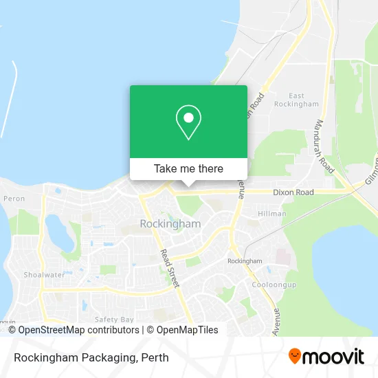 Mapa Rockingham Packaging