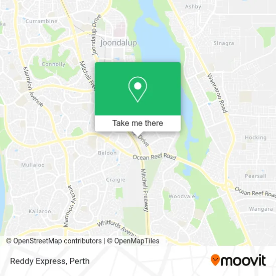 Mapa Reddy Express