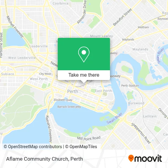 Mapa Aflame Community Church