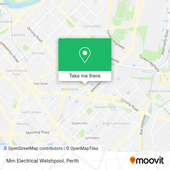 Mapa Mm Electrical Welshpool