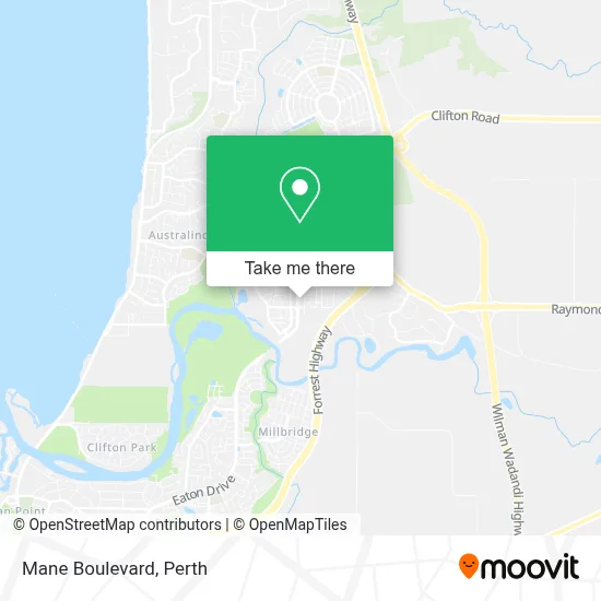 Mapa Mane Boulevard