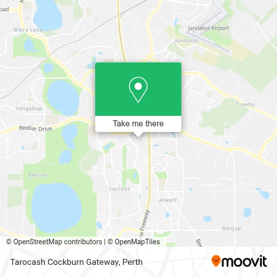 Mapa Tarocash Cockburn Gateway