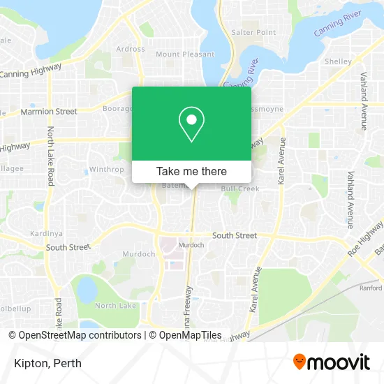 Mapa Kipton